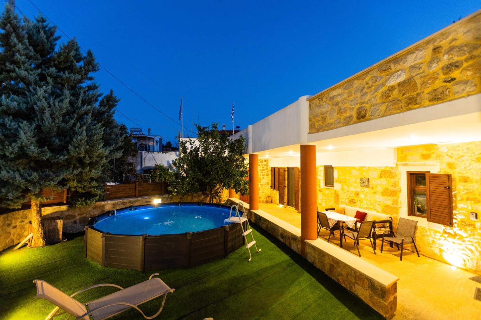 Villa Stone House Astérion Exterior foto