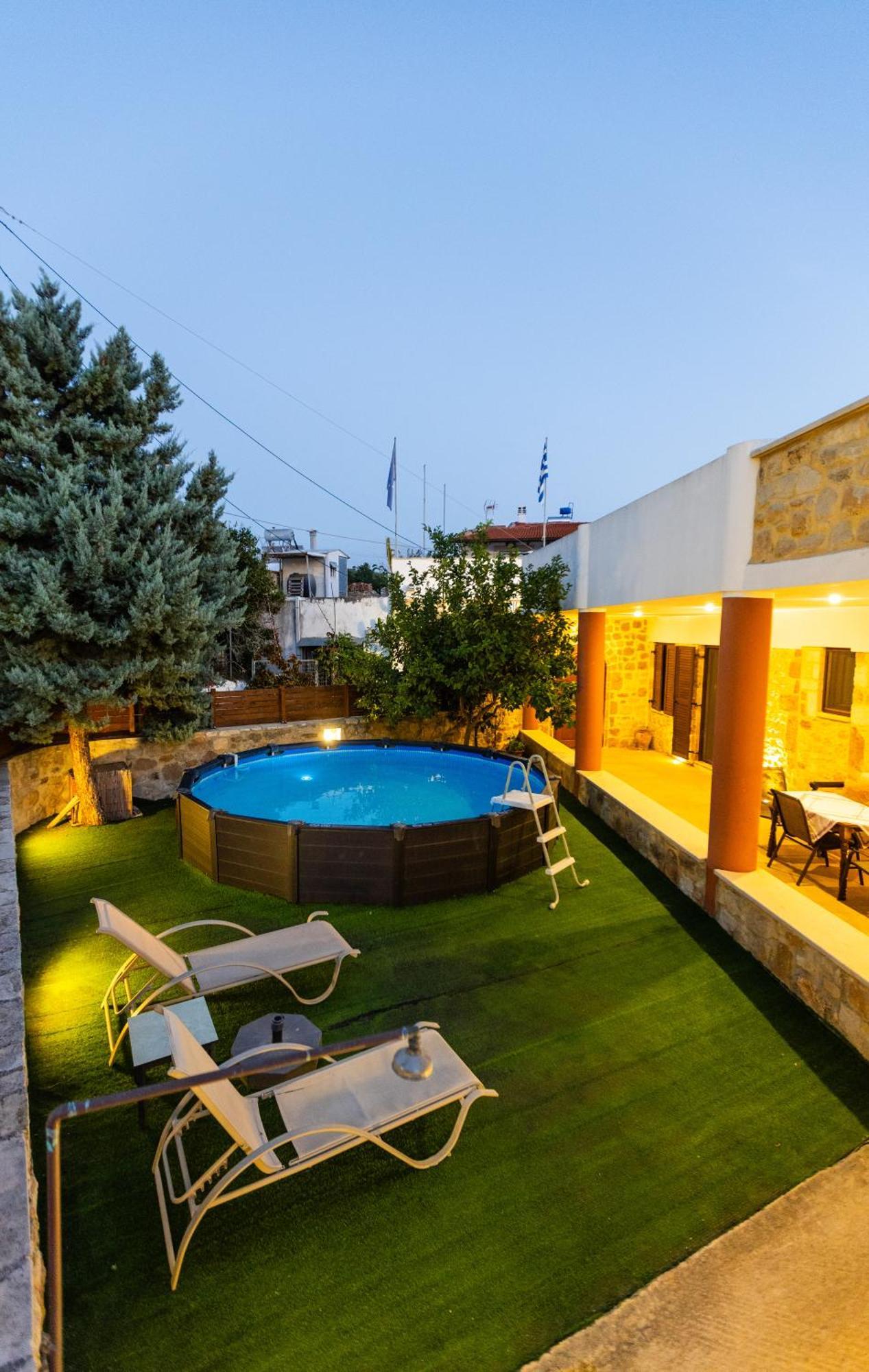Villa Stone House Astérion Exterior foto