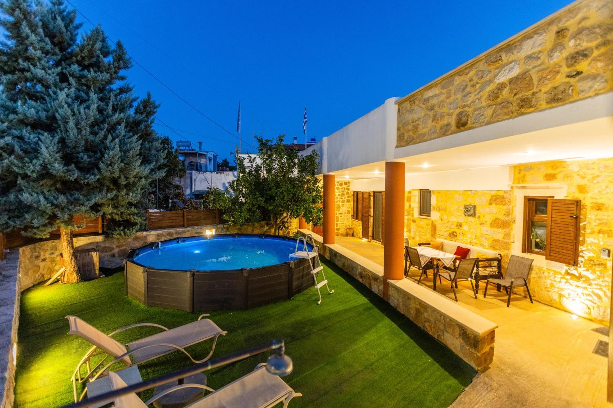 Villa Stone House Astérion Exterior foto